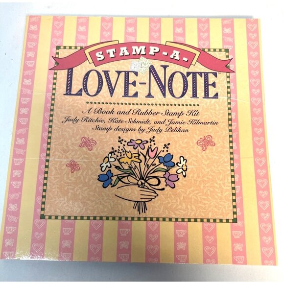 Stamp-A-Love-Note Book For Rubber Stamps By Beaux Arts Editions Book Only - Picture 1 of 3